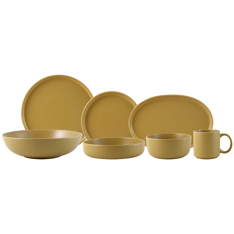 Wide Rim Dinnerware Set